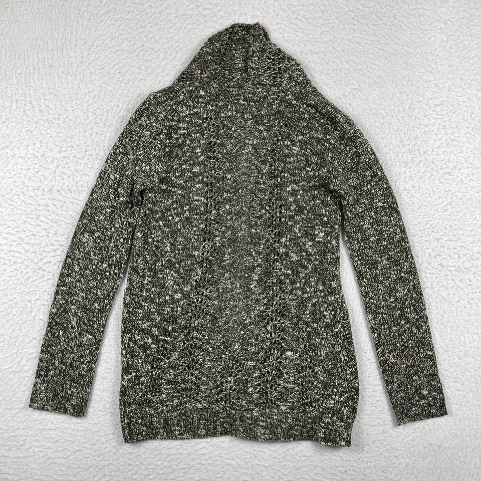 Небеса синий свитер женщин XS зеленый кардиган повседневный опрятный нейтральный бабушка - Изображение 2 из 4