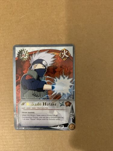 Naruto CCG-Kakashi Hatake-N-US009-1st Edition-Eternal Rival - Picture 1 of 2