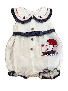 baby girl sailor romper