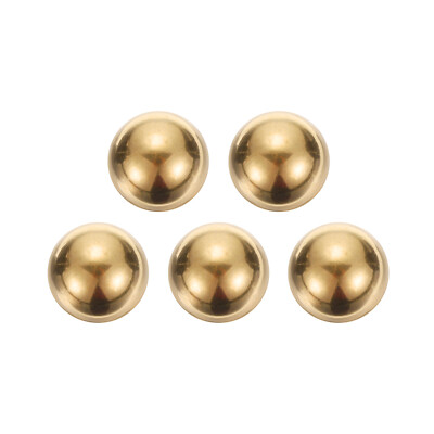 5pcs Precision Solid Brass Bearing Balls 15mm Industrial Brass Ball Spheres