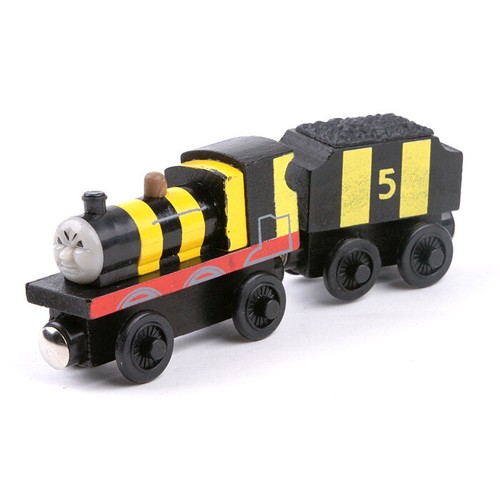 2pcs Bill's Bee The Tank Engine Tender Wooden Magnetic Railway Train Toys Truck - Bild 5 von 14