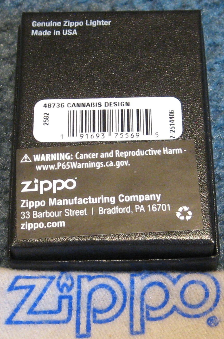 ZIPPO BLACK LIGHT DESIGN Lighter  48736 Mint in Box NEW 2023 Green SEALED