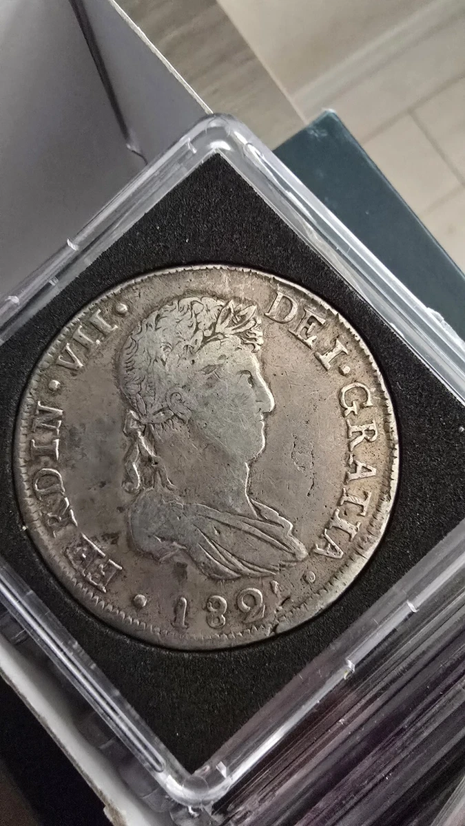 8 Reales Uncertified 1821 Year Colonial Mexico Coins (Pre - 1821