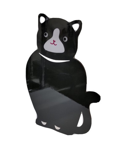 Cute Cat Decorative Chalk Board 12” Free Standing Hanging Memo Message Board - Picture 2 of 3