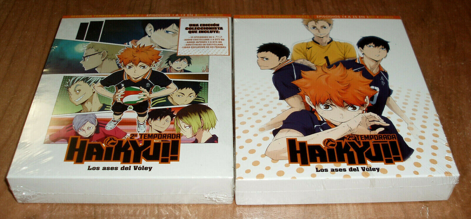 Haikyu The Aces of Volley Ball 2 First Season Complete 6 Br + 2 Books 25  Cap. | eBay