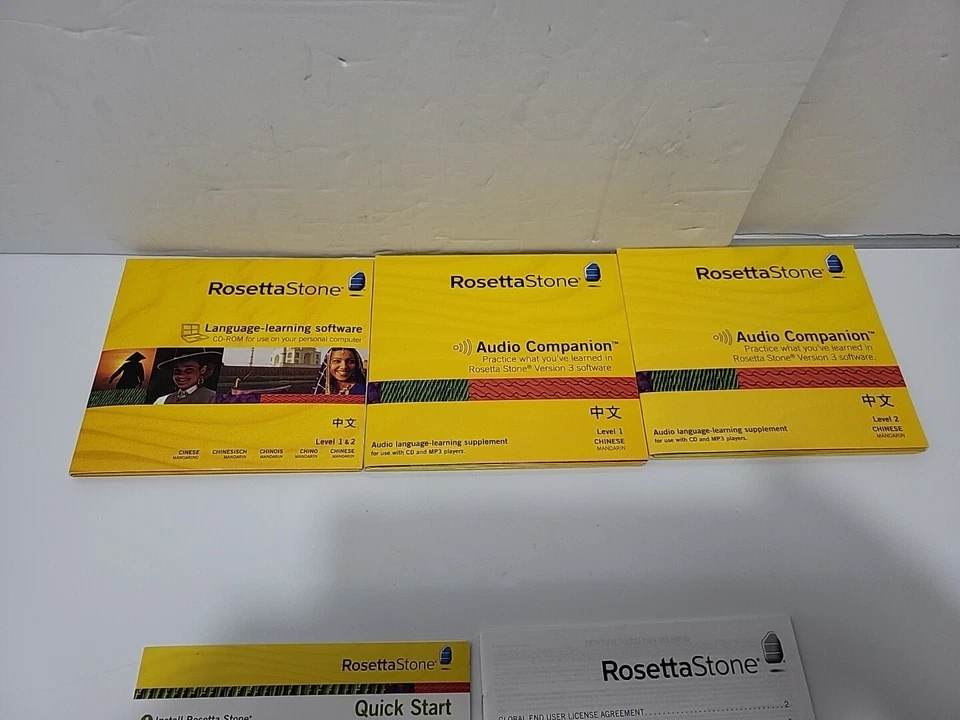 Rosetta Stone-Chinese (Mandarin)-Levels 1-2 Used Complete  - Image 3 of 4