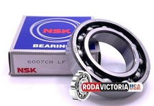 NSK 6007 CM DEEP GROOVE BALL BEARING, OPEN, NO SEALS 35x62x14mm