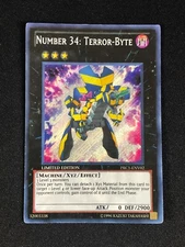 YUGIOH NUMBER 34 TERROR BYTE PRC1-ENV02 SECRET