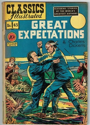CLASSICS ILLUSTRATED Comic GREAT EXPECTATIONS # 43 (NOV 1947) VG-EXC+ HRN #43 | eBay