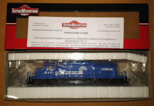 HO SCALE INTERMOUNTAIN EMD SD40-2 CONRAIL #6441 DCC & SOUND 49344S-01 - Picture 3 of 11