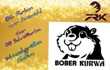 1x Bober Kurwa Auto Aufkleber Tuning Biber Fun Dekor DUB Sticker  bis 15cm M2