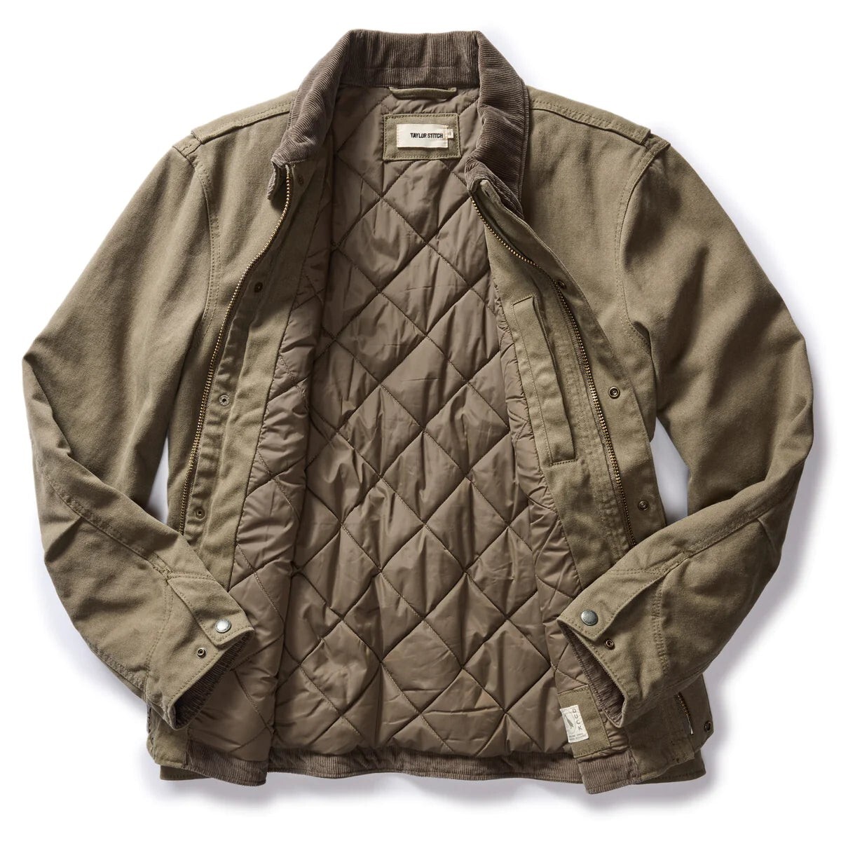 Taylor Stitch NEW Workhorse Jacket in Stone Boss Duck YKK Zipper