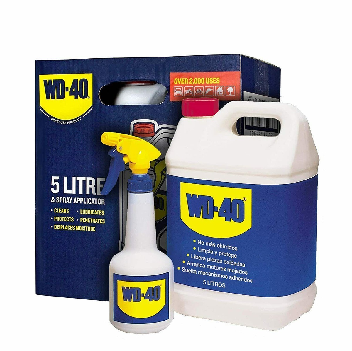 WD-40 Specialist Nettoyant Vélo 5L - Dégrippant Et Nettoyant Polyvalent Pour Cycles