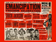 chuck johnson /  holidays ontario 66 16" x 12" Photo Repro Concert Poster