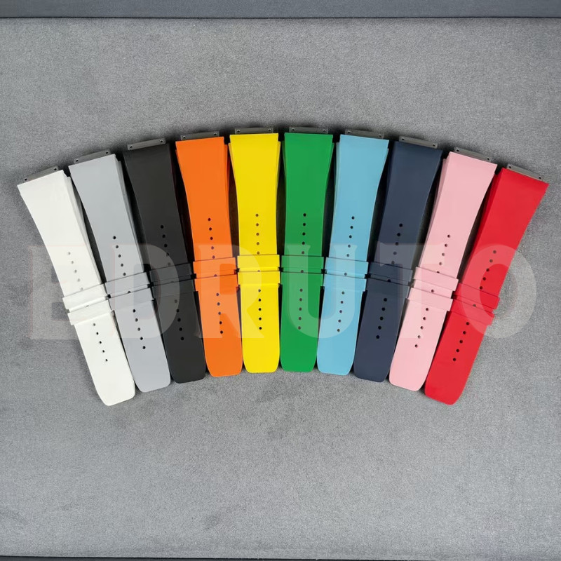 Replacement Rubber Strap Fits Richard Mille Watch RM023 RM005 Medium 23M