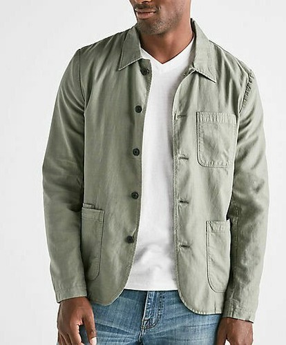 Lucky Brand Men's Tencel Utility Jacket 