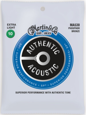 Martin Authentic Acoustic SP 10-47 Ex-Light Phos Bronze Akustikgitarrensaiten