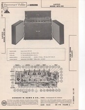 LLOYD’S MPX-100 1964 RADIO MANUAL DE SERVICIO FOTOFACTO ESQUEMA DIAGRAMA REPARACIÓN REPARACIÓN