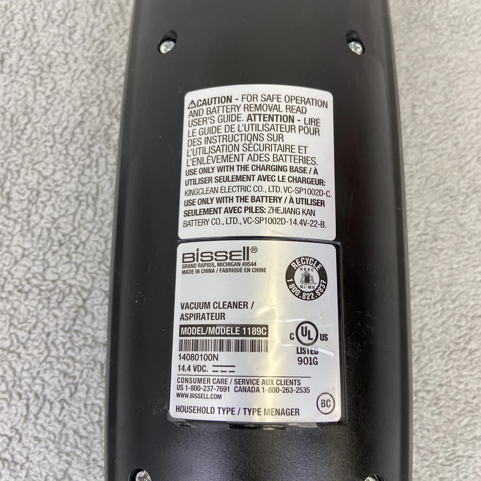 Bissell 1189 Series Vacuum Power Body Base Holder 2-in-1 Cyclonic Replacement - Image 3 of 4