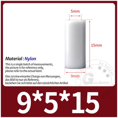 White Nylon Standoff Plastic Spacers Washers M3 | M4 | M5 | M6 | M8 | M10 | M12 - Picture 133 of 234