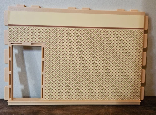 Vintage PLAYMOBIL Victorian Mansion 5300 WALL Replacement SECTION Wallpaper Exc