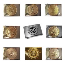 Koppelschloss mit verschiedenen Handwerks-Motiven für 45mm breite Koppelgürtel