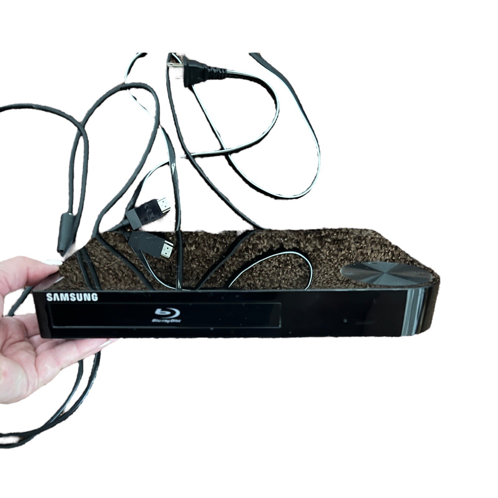 Samsung BDFM57C Bluray Player WiFi w/ Remote, HDMI Cable, BD Tested