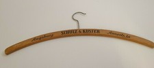 Vintage Wood Advertising Hanger Schulz  Kuster