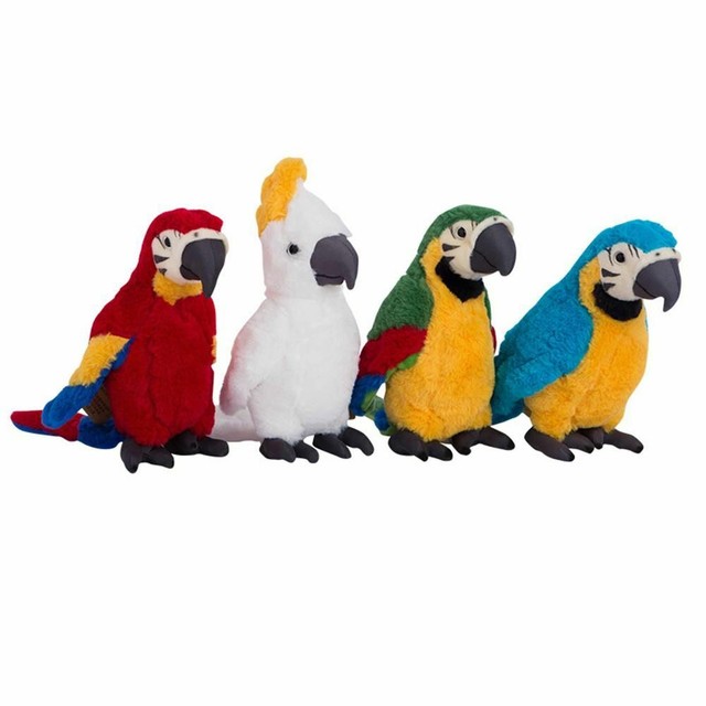Simulation Plush Parrot 25cm Bird Plush Stuffed Doll Children Toy