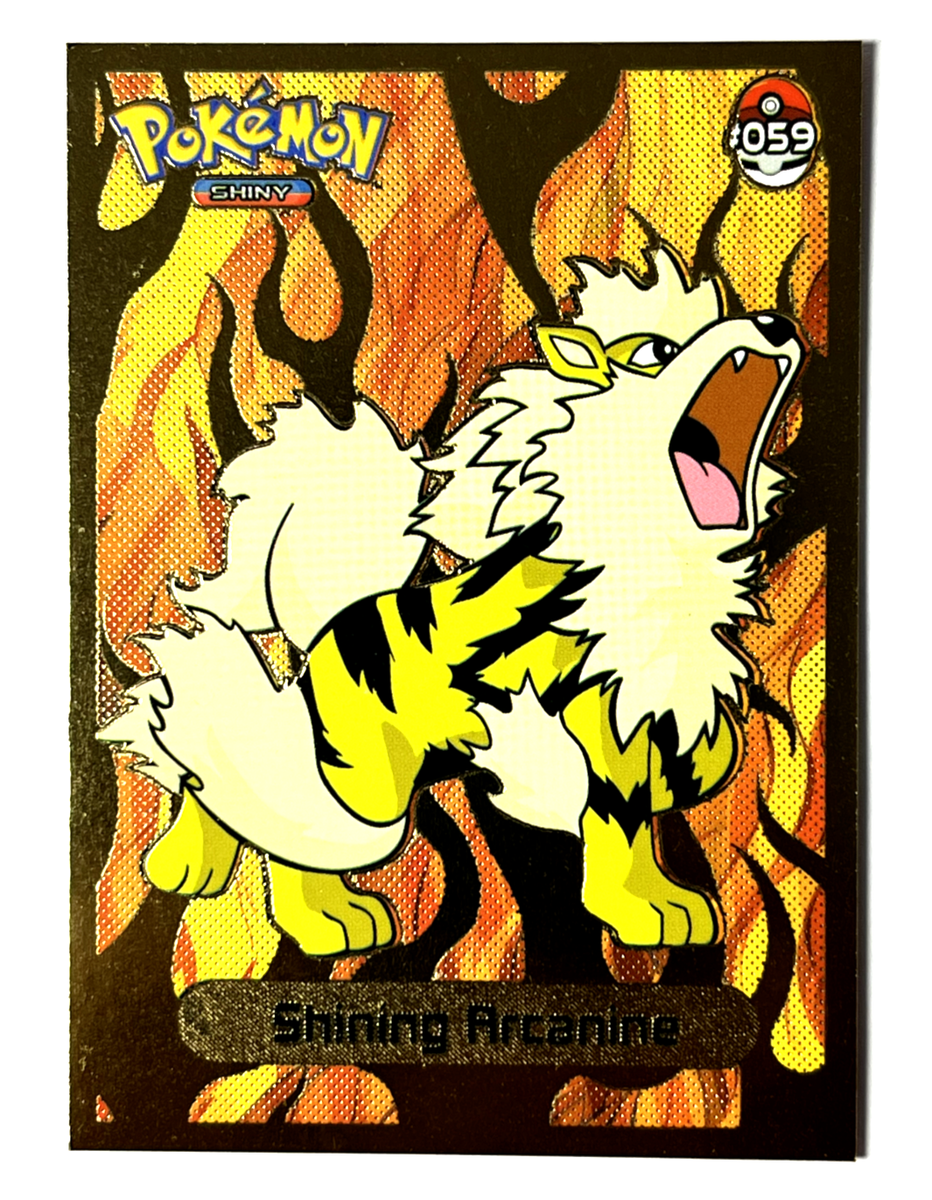 2024 SHINY POKEMON Card #059 ARCANINE Kanto Peru Edition 2024 SHINY POKEMON Card #059 ARCANINE Kanto Peru Edition