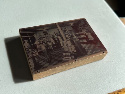 Mt Gretna PA Vintage Copper Printing Block - Campmeeting Store *#2*