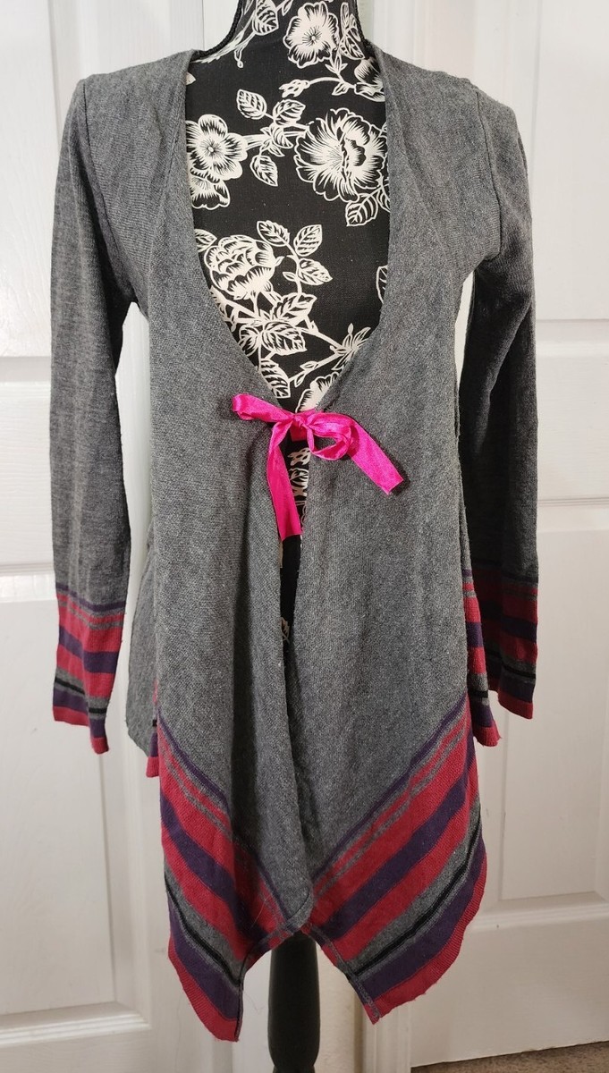 Venus Gray Open Sweater S/M | eBay