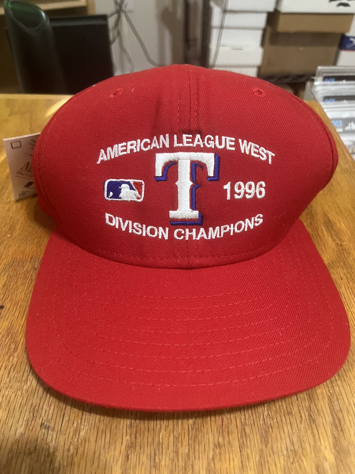 Texas Rangers 1996 Division Champions Baseball Cap MLB New with tag | eBay