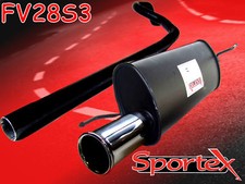 Sportex Vauxhall Corsa D performance exhaust half system 1.2i, 1.4i 2006-2014 S3