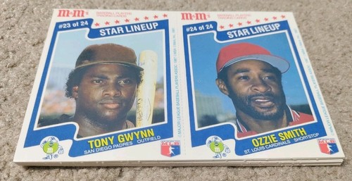 1987 Mars M &M's STAR LINEUP Baseball Complete Card Set (12) 2-Panels - Picture 3 of 3
