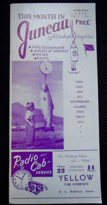 1956 This Month in Juneau Alaska News, Businesses, Entertainment FREE SHIPPING