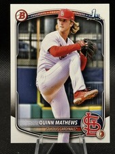 2025 Bowman BP-25 Quinn Mathews Prospects St. Louis Cardinals
