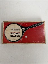 VTG Bausch & Lomb Reading Glass 81-33-03 Magnifying Glass with Box MADE IN USA