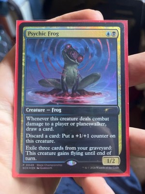Psychic Frog - Foil Store Championship - MTG NM/M Never Played!!