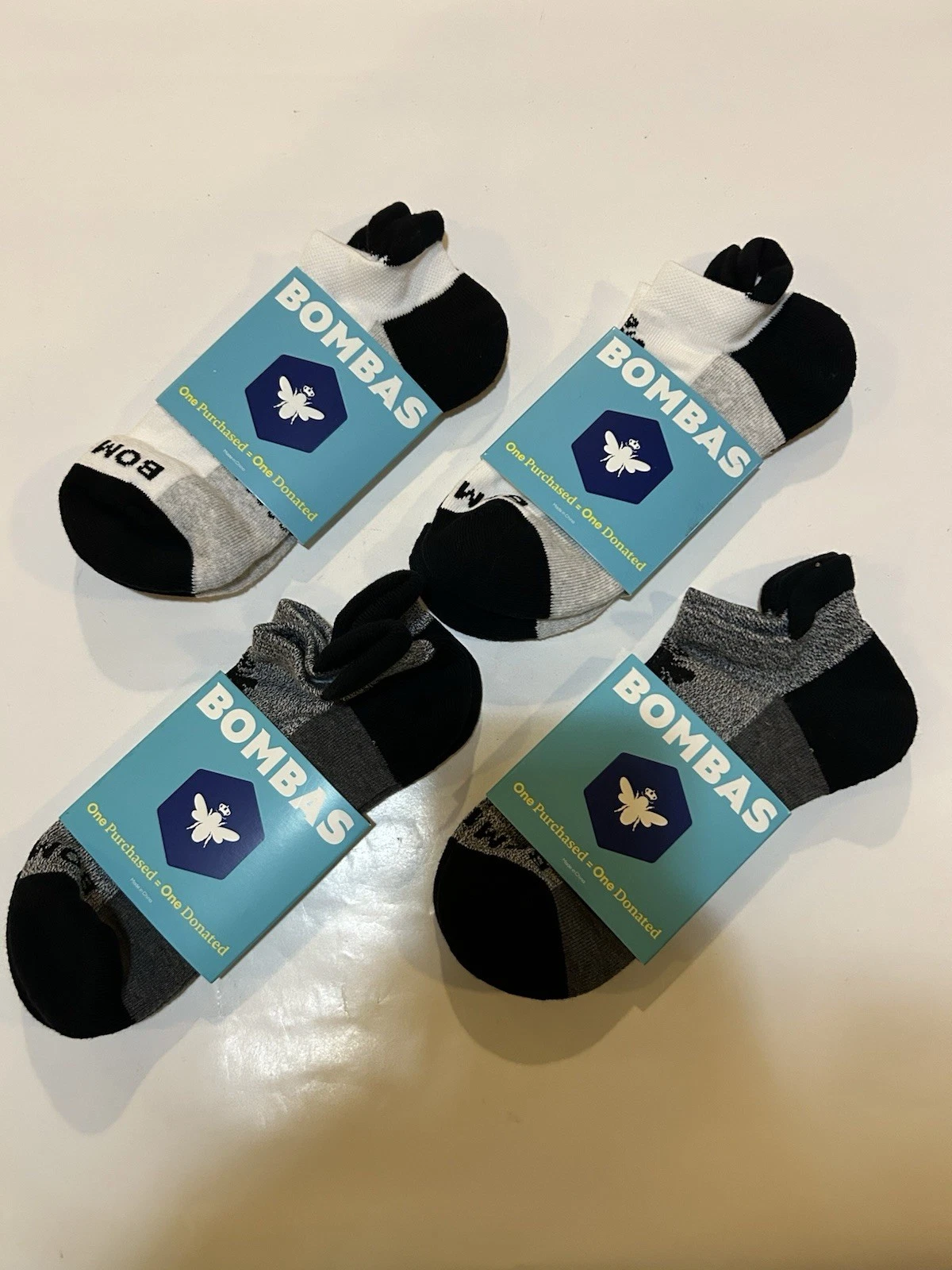 4 Pack - BOMBAS Original Charca Socks - Ankle Size M