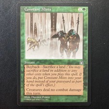 Magic The Gathering Constant Mists Card 1998 English Used