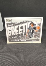 2024-25 Panini Nba Hoops - Rookie Greetings Stephon Castle #13 Winter (RC)
