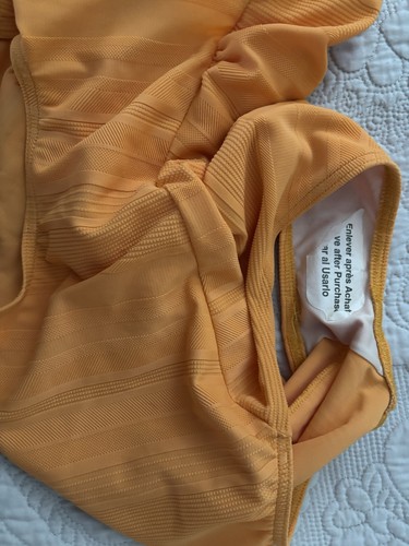 Baltex One Piece Swimsuit Women’s Size 12 Orange - Picture 4 of 4
