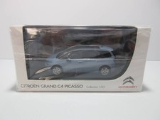 Mini car 1/43 Citroen Grand C4 Picasso light blue dealer genuine model car From