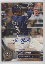 2018 Topps National Baseball Card Day 44/200 Keon Broxton #AU-KB Auto s7f