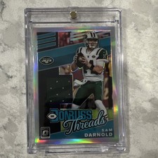 2019 Panini Donruss Optic Threads Sam Darnold Silver Holo Prizm Memorabilia #DT9