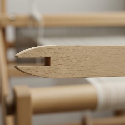 Beech Wood Shuttle Polished Finish Weaving Shuttle Ergonomic Design for