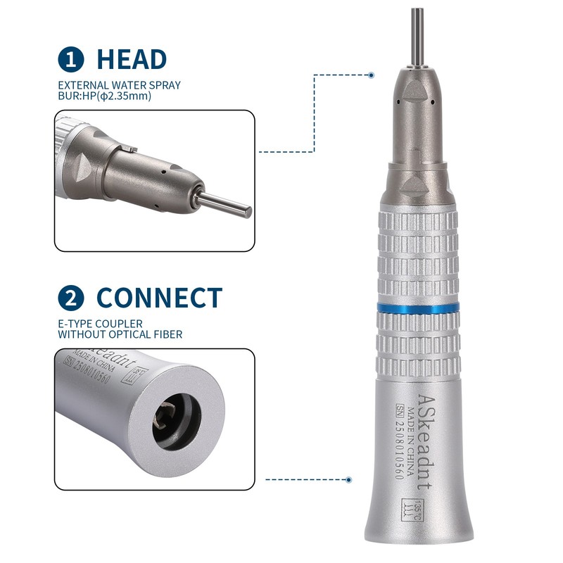 NSK Style Dental Slow Low Speed Handpiece Straight Nose Cone E TYPE Hot SALE
