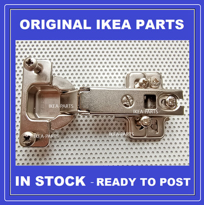 IKEA Scharnier ENHET 10038769 mit vormontierten Schrauben Neu ORIGINAL Teile x1