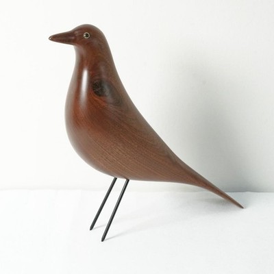 Vitra Eames House Bird Walnut Brown Decorative Object Design Museum In Box Japan